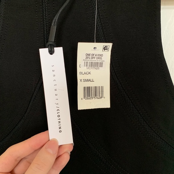 Sanctuary | NWT Little Black Dress Back Zipper - Picture 3 of 5